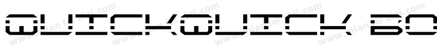 QuickQuick Bold字体转换